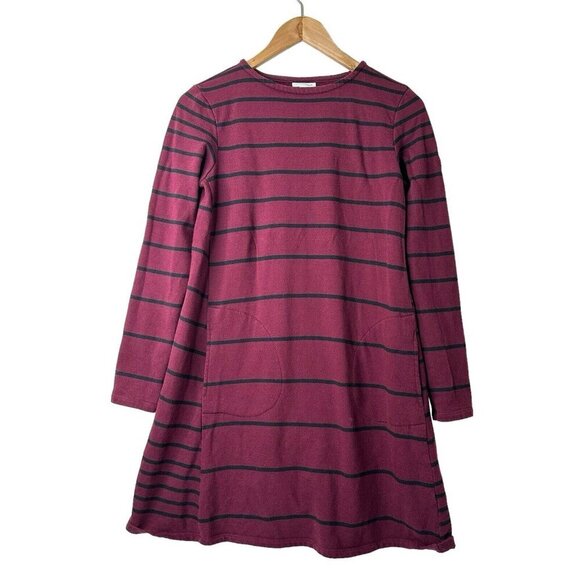 Lot Of 2 J Jill A Line Dress Pockets Knee Length Size XSP Burgundy Model Blend - Picture 1 of 14